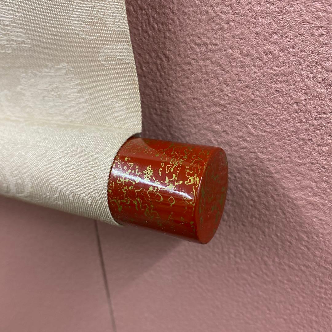 美品 掛け軸2本 中村松雲作 あざみ図、新井月華作 紫陽花に燕図