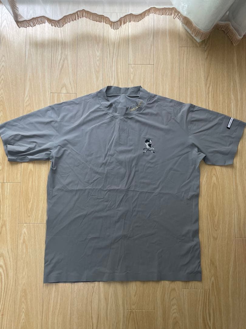 マークアンドロナ グレー 半袖シャツ シンプルロゴ サイズ50