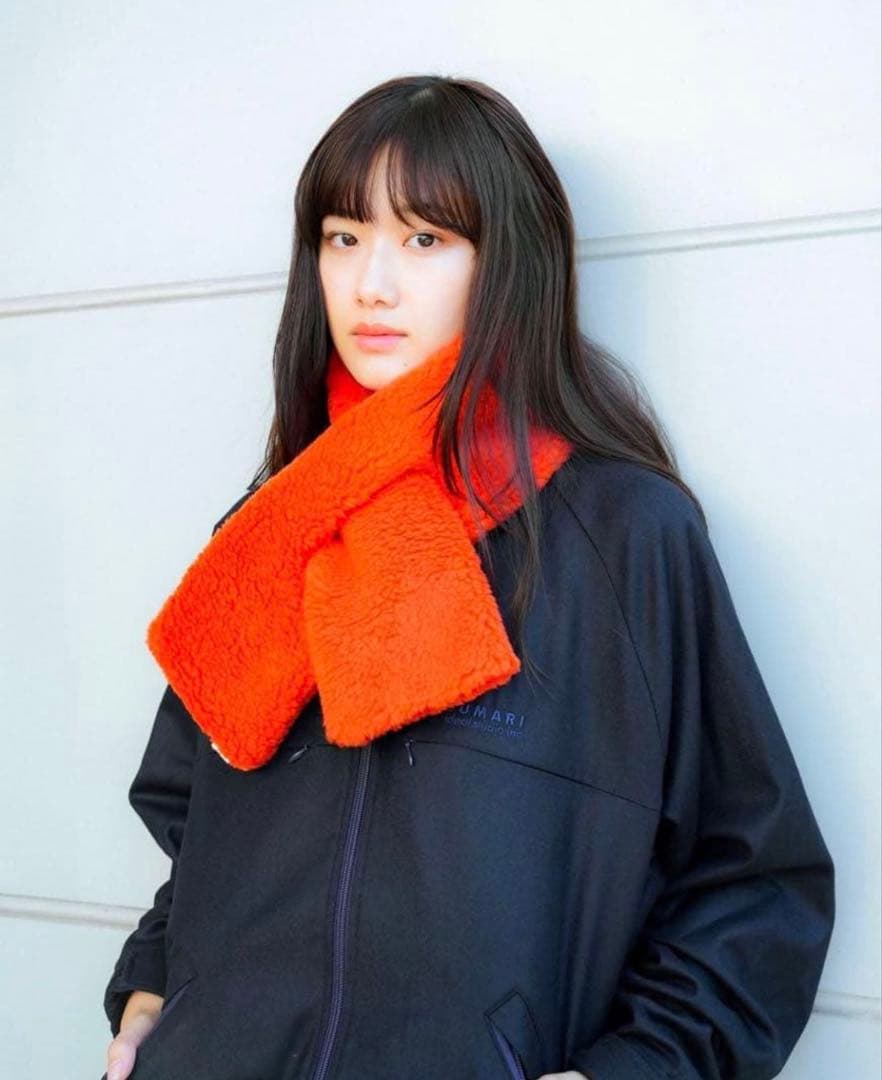 SUMARI BOA MUFFLER マフラー オレンジ