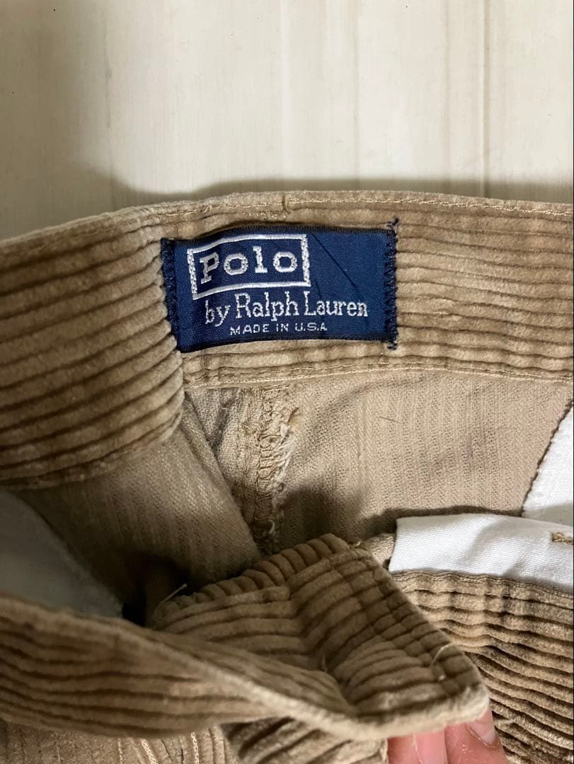 ポロラルフローレン　USA製　コーデュロイパンツ　ポロコーズ