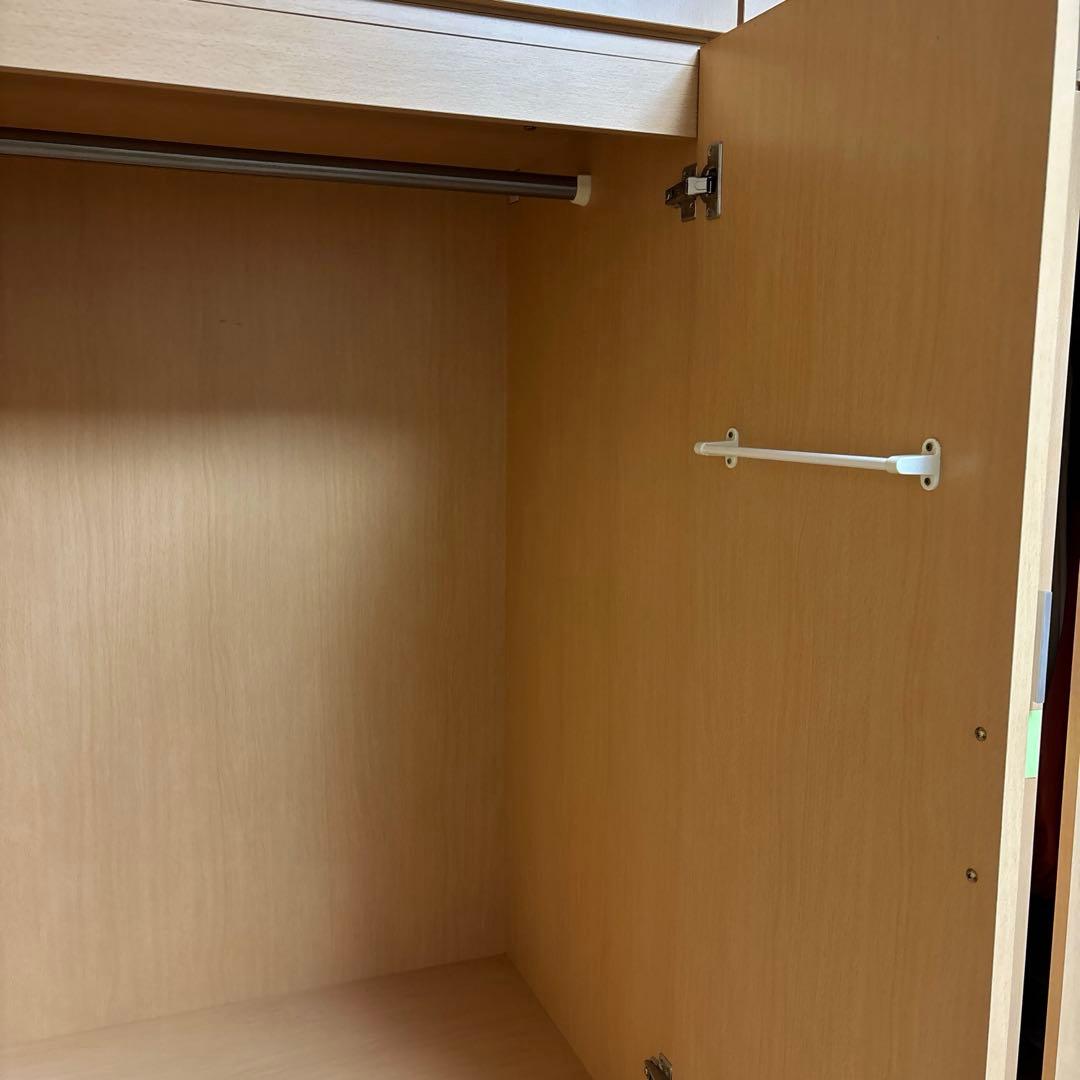 【たのめる便発送】洋服ダンス　クローゼット　1枚目写真⑥