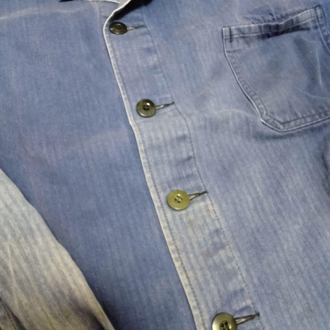 60s vintage ユーロワークジャケット　チョアジャケット　フェード