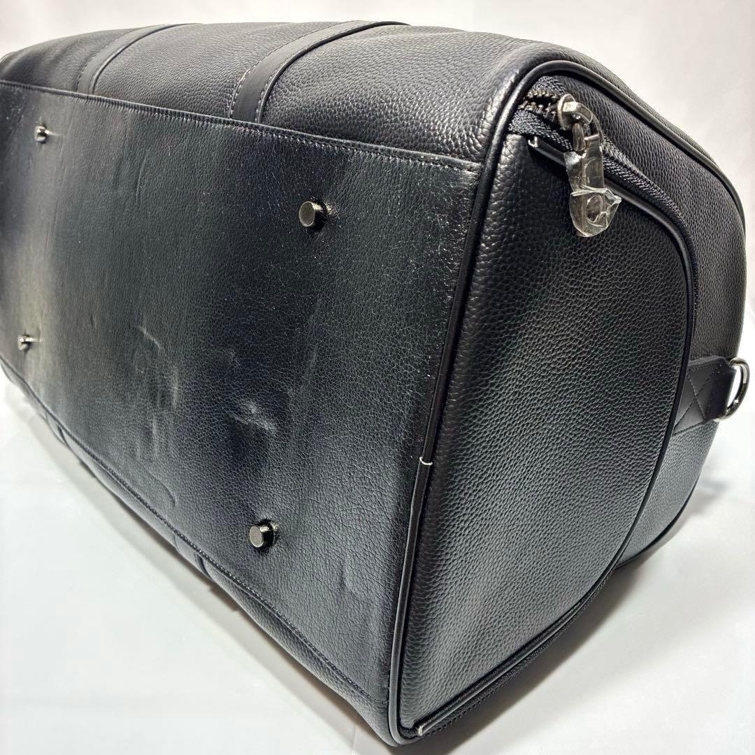 【新品タグ付】 BOSTANTEN 2way ゴルフバッグ シューズ収納 本革