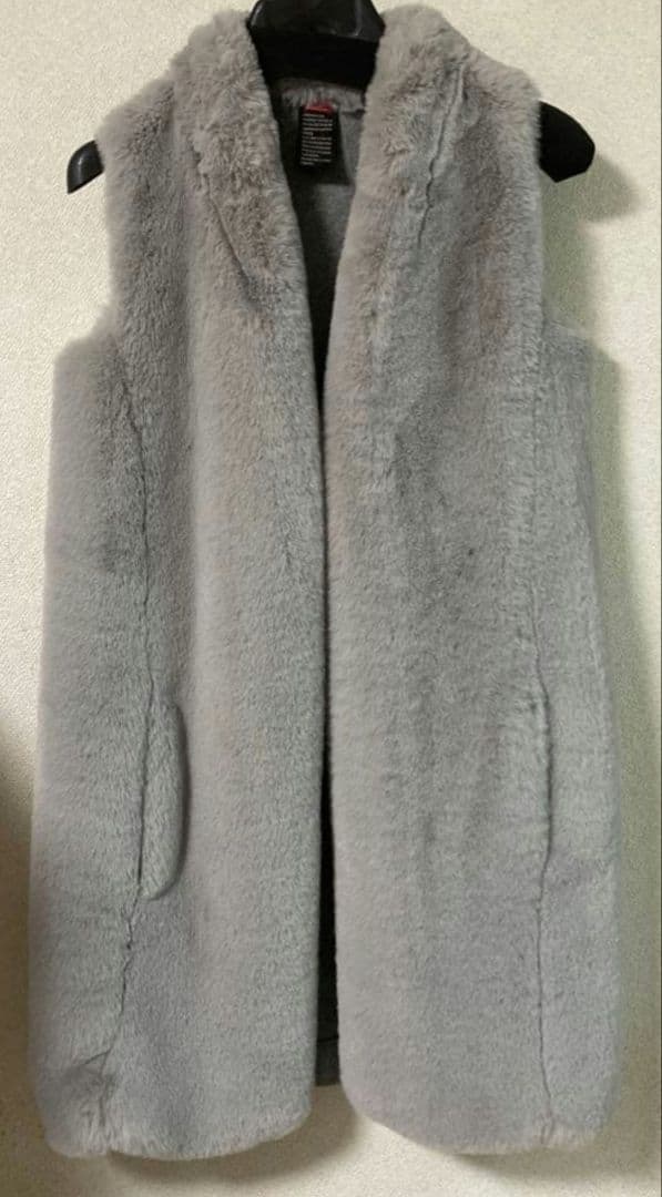 2点セット　きき　グレー ファーベスト ダブルスタンダードクロージング