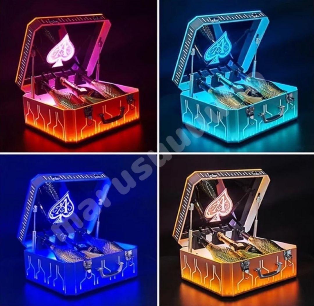 シャンパンボトルケース アルマンド アタッシュケース コロフルLED