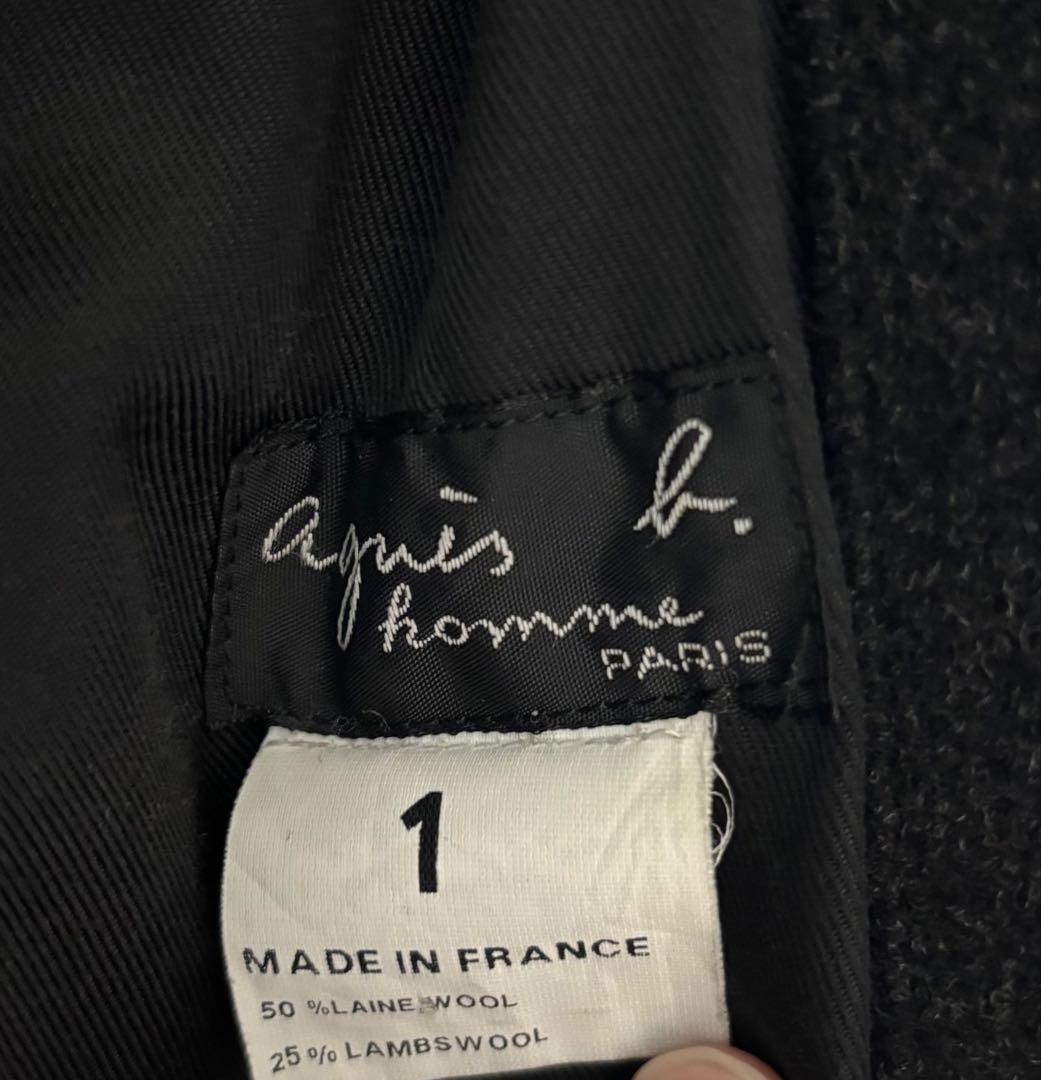 agnes b. アニエスベー ウールジャケット ジップアップ 1