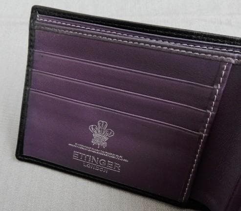 良美品　ETTINGER　LONDON　2つ折りウォレット