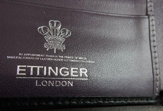 良美品　ETTINGER　LONDON　2つ折りウォレット