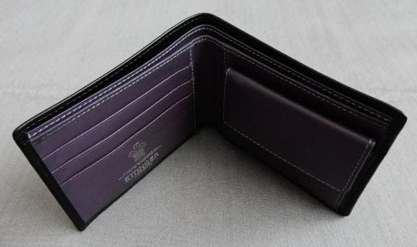 良美品　ETTINGER　LONDON　2つ折りウォレット