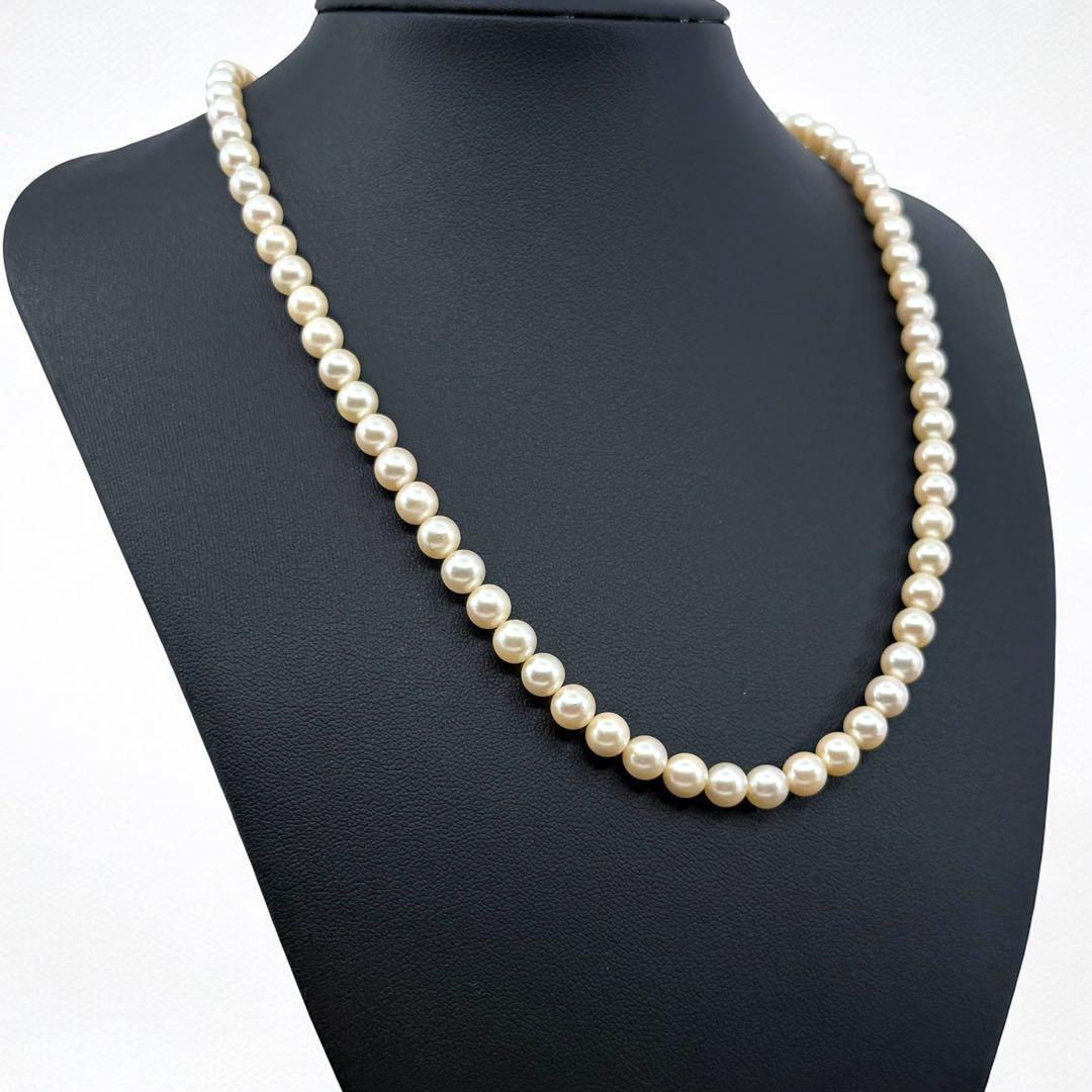 【最高峰】ミキモト　アコヤ　本真珠　パール　ネックレス　K14