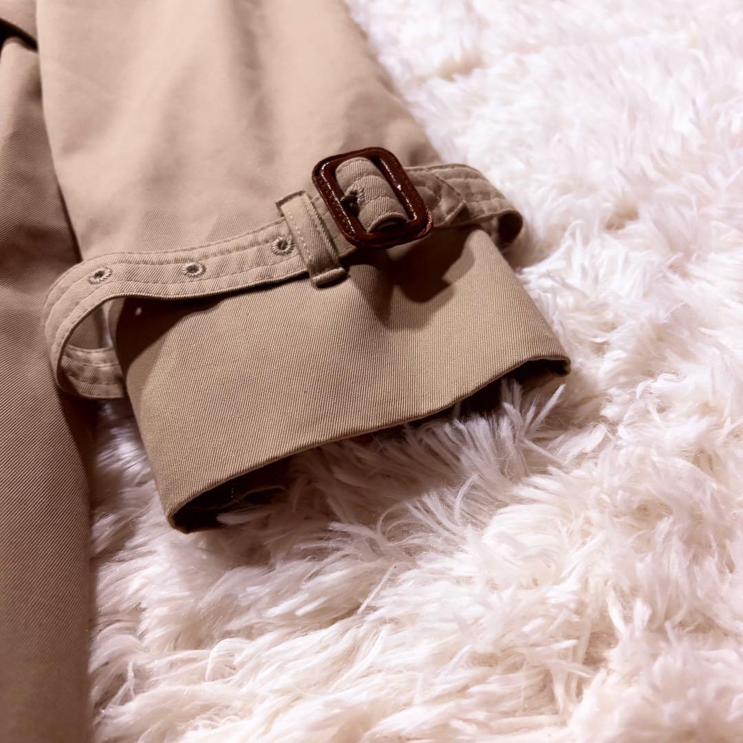 極美品★アクアスキュータム トレンチコート ベージュ 英国製 XL