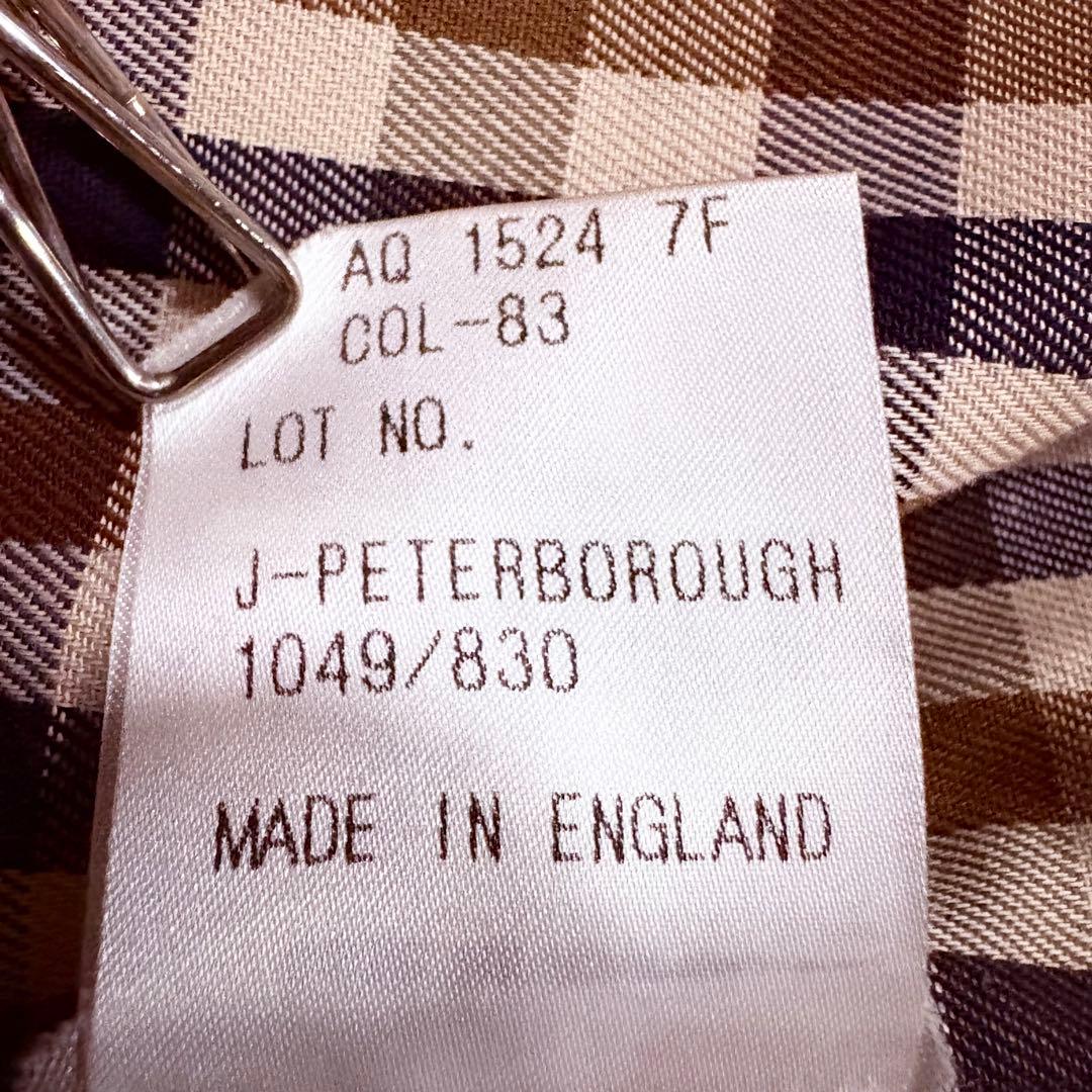 極美品★アクアスキュータム トレンチコート ベージュ 英国製 XL