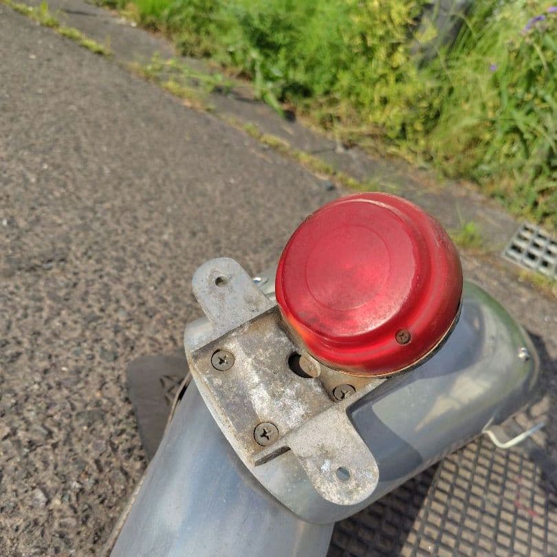 SR400 SR500 アルミフェンダー フロント リア 社外テールランプ付き