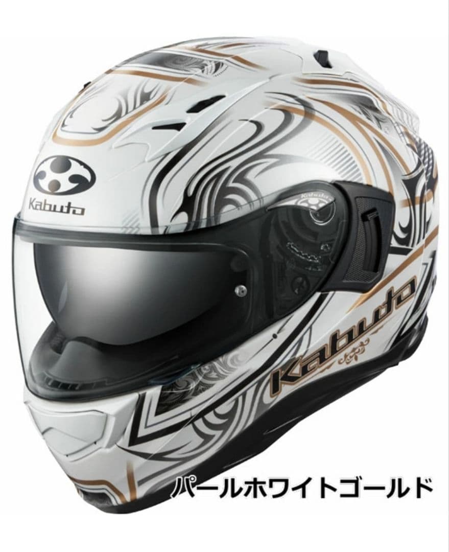 OGK Kabuto KAMUI3 フルフェイス ヘルメット パールホワイトM