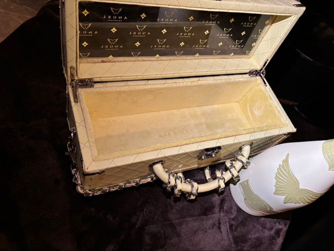 美品　エンジェル　シャンパン　ドゥミセック　ブルー　ピンク　グリーン　イエロー