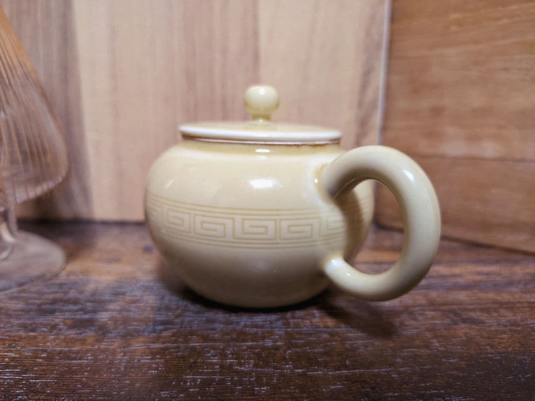 ks 京焼 帝室技芸員 清風 与平 黃均磁 茶注 急須 茶銚 茶壷