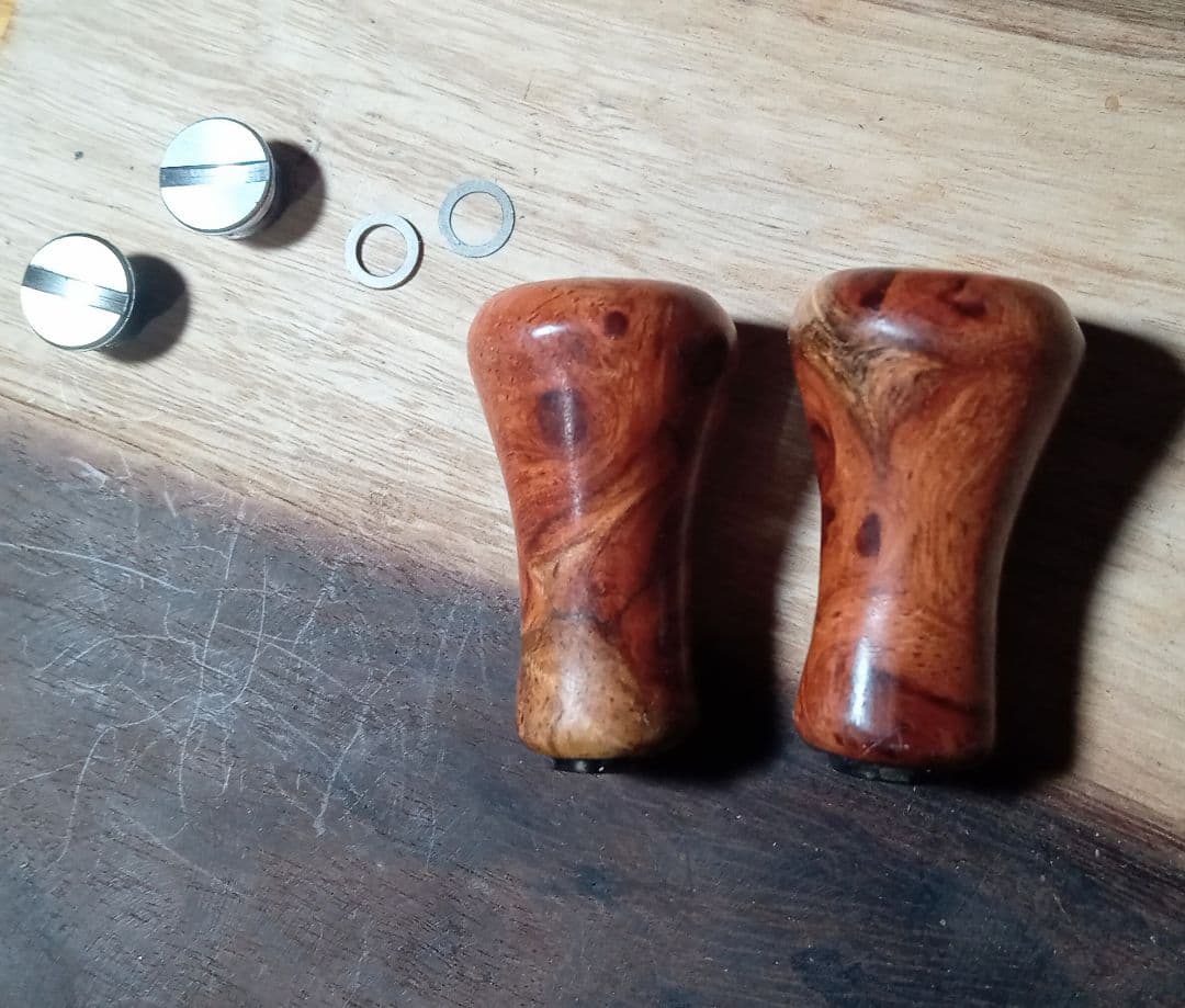 花梨ノブ　ハンドルノブ　リールノブ　フィネス　ラウンド　シマノ　　NS