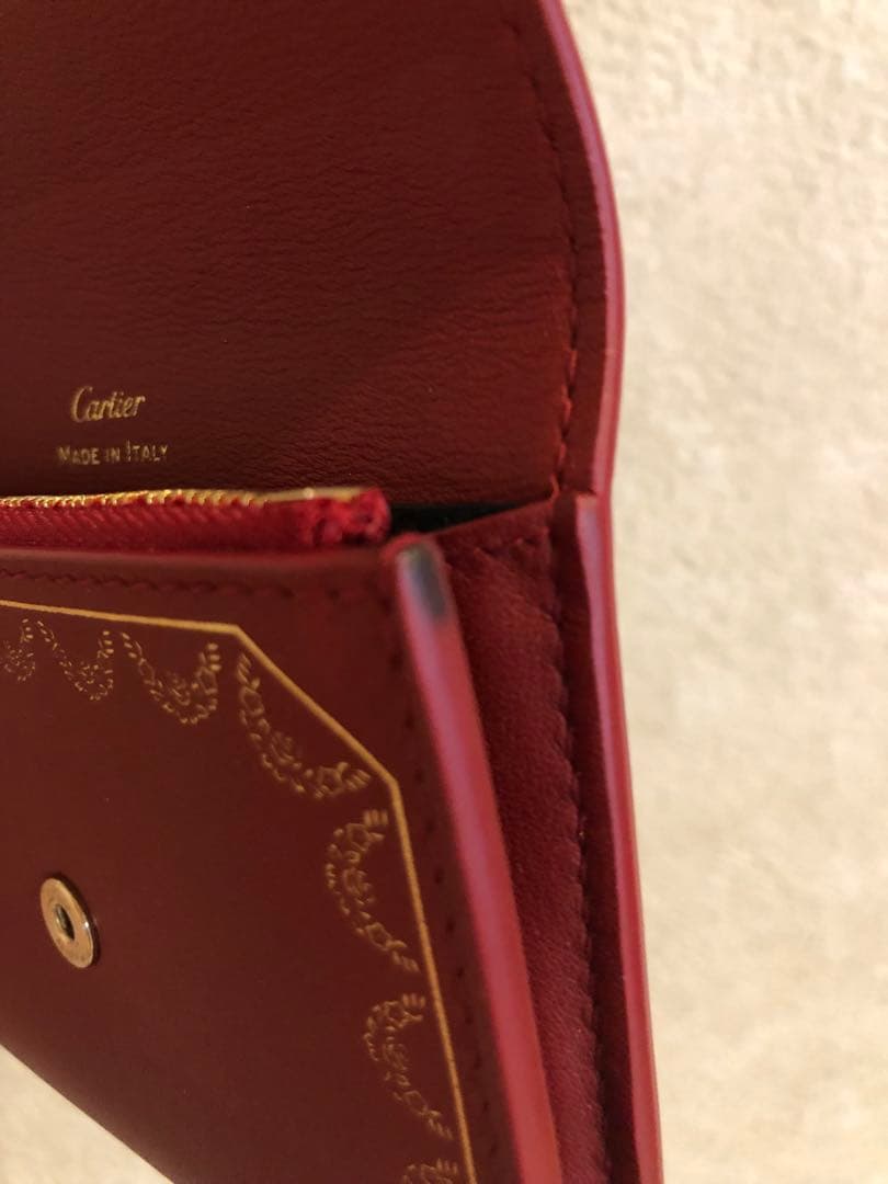 カルティエ ガーランド赤　財布