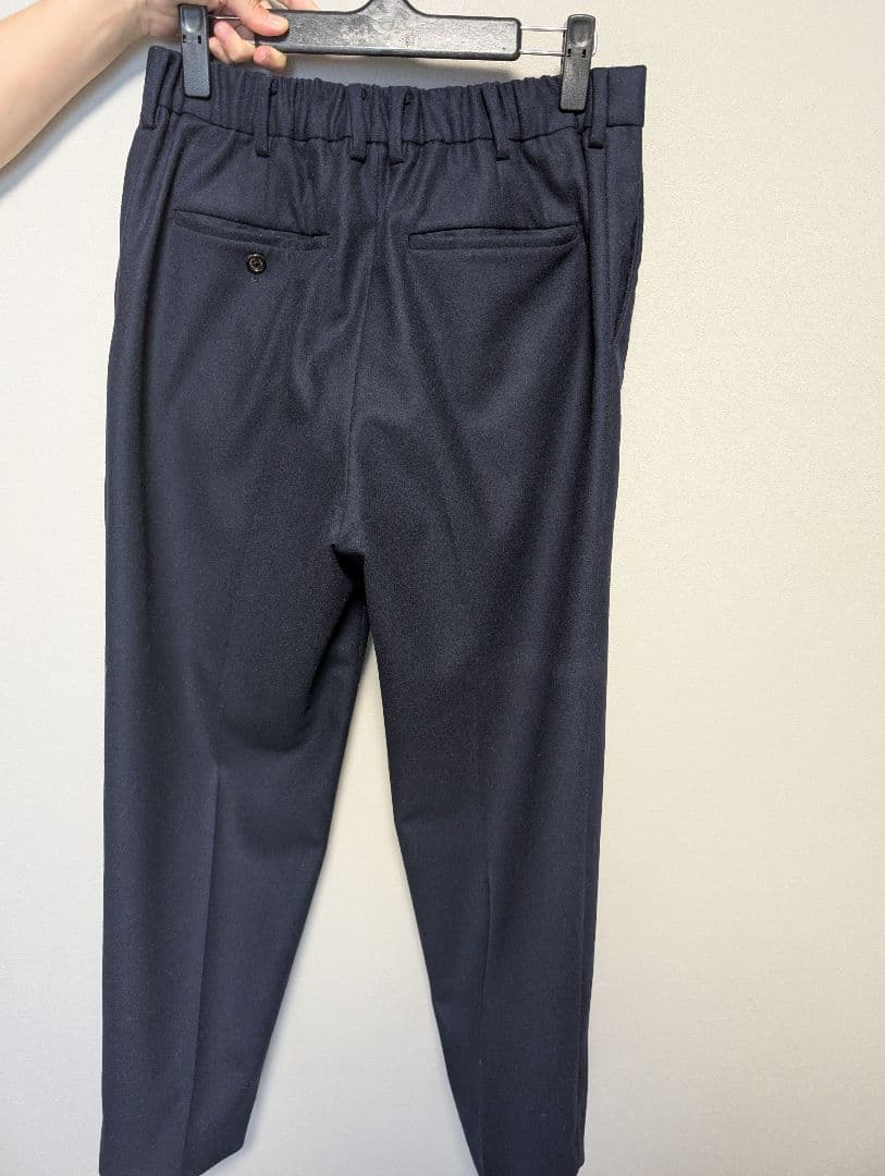 マーカウェア ペグトップパンツ ウール100% スラックス L