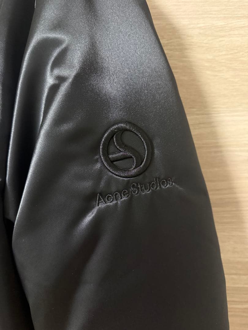 Acne Studios ボンバージャケット ロゴグラム　ブラック
