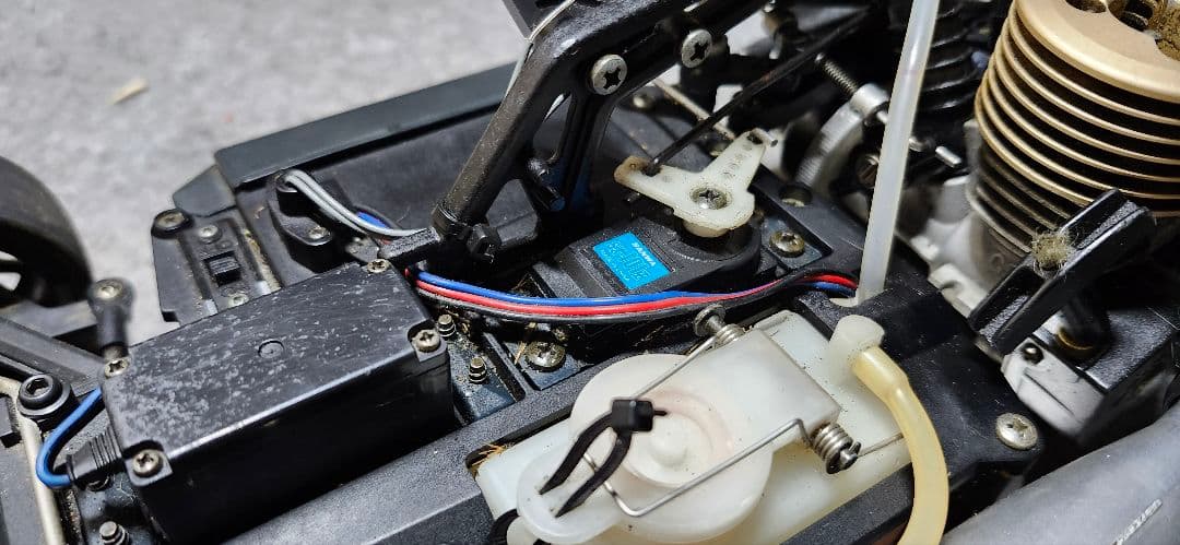 京商RC 1/10 エンジン　ラジコンカー サンワプロポ、受信機セット