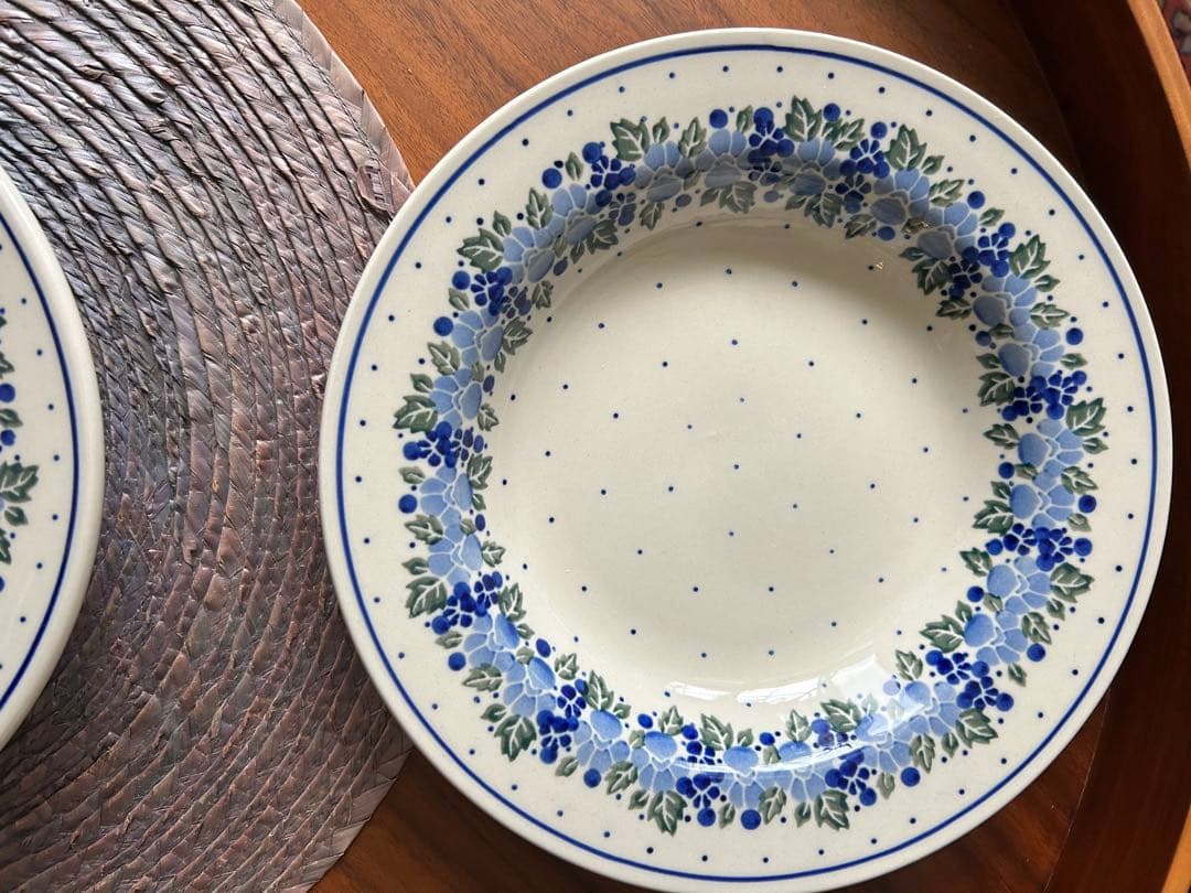 Poland製お皿2pcsセット