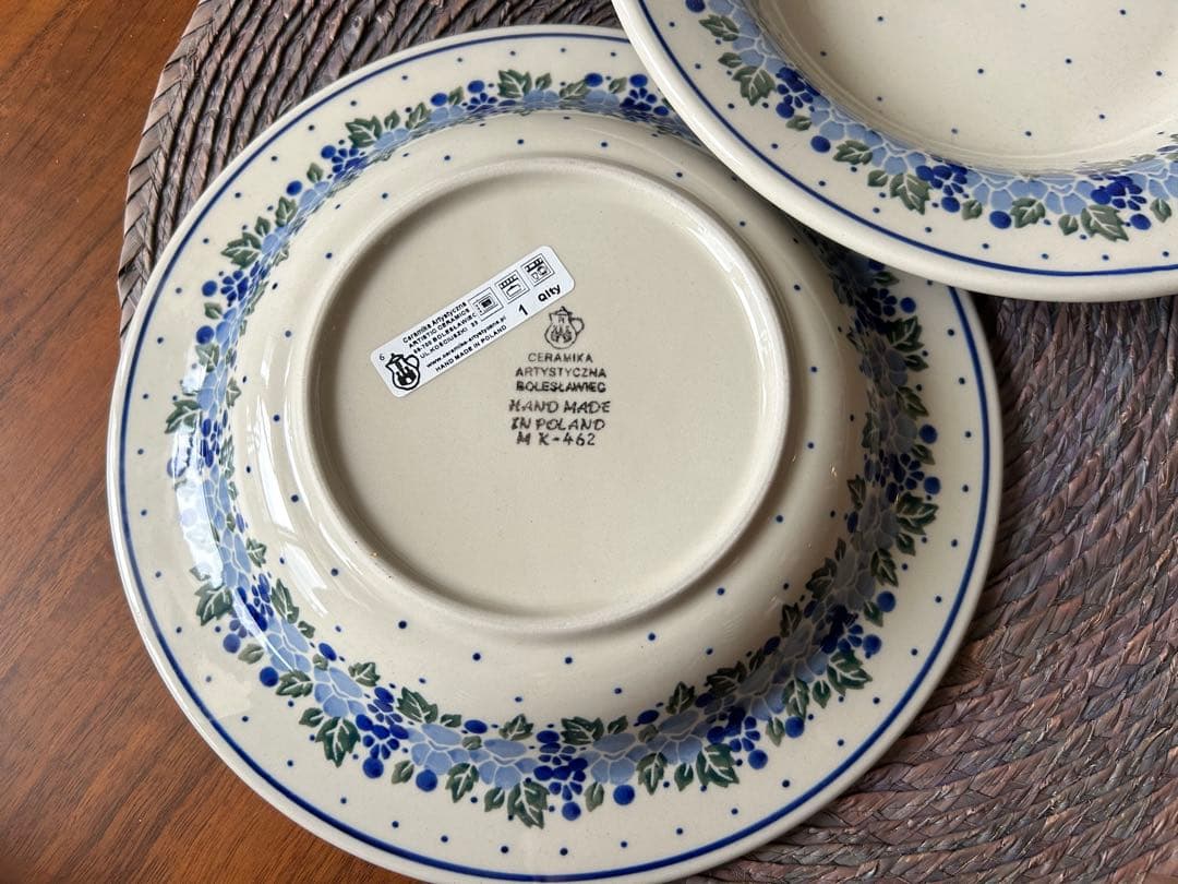 Poland製お皿2pcsセット