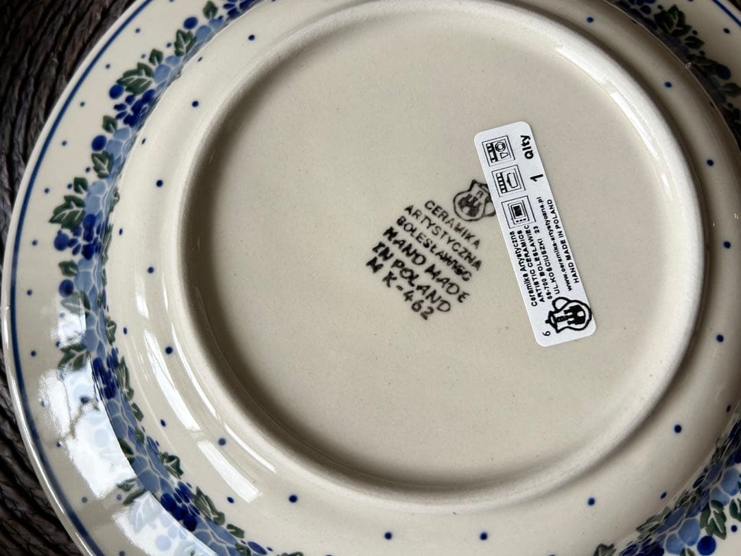 Poland製お皿2pcsセット