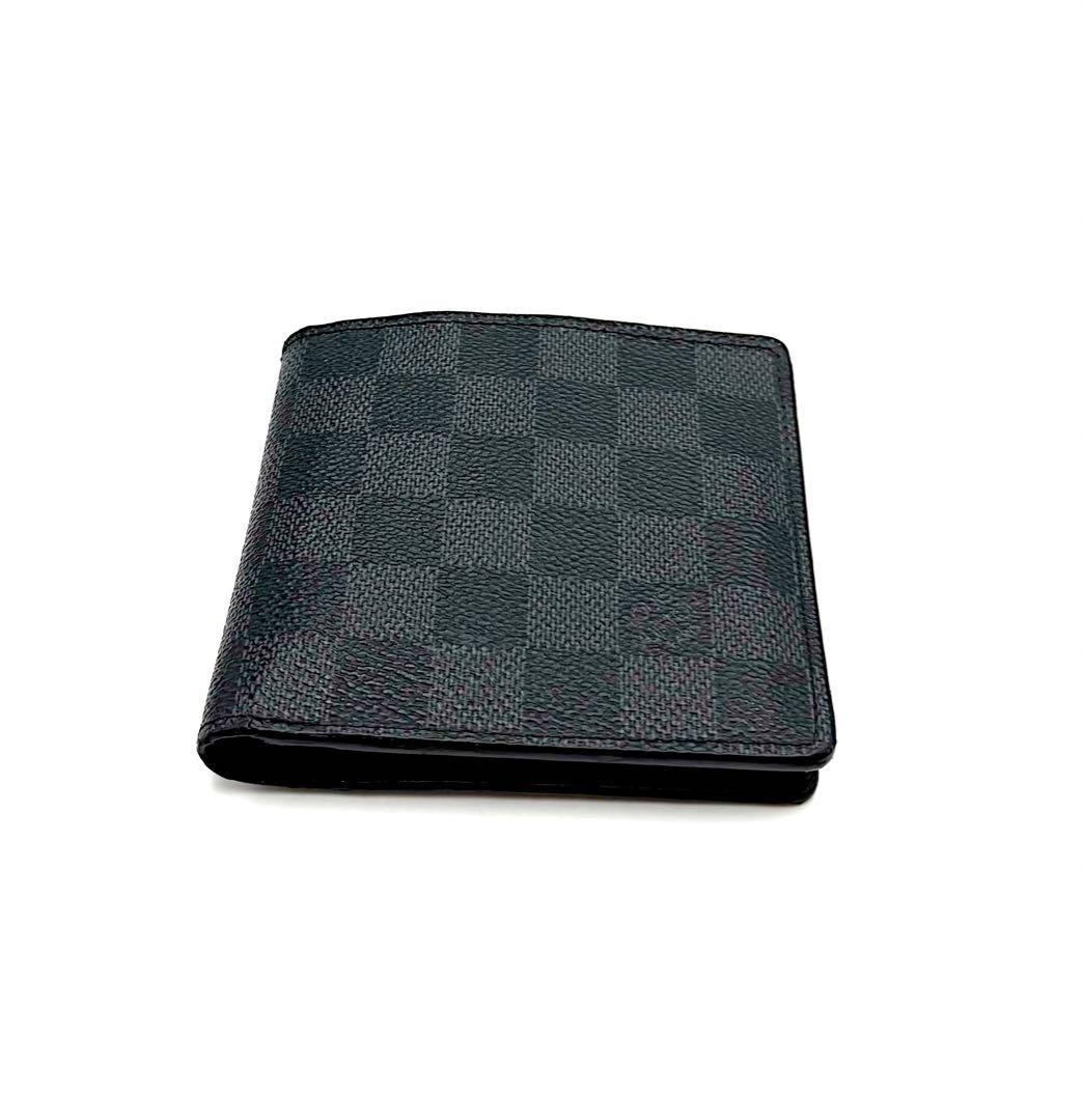 【美品】ルイヴィトン ダミエグラフィット ポルトフォイユマルコ 二つ折り財布