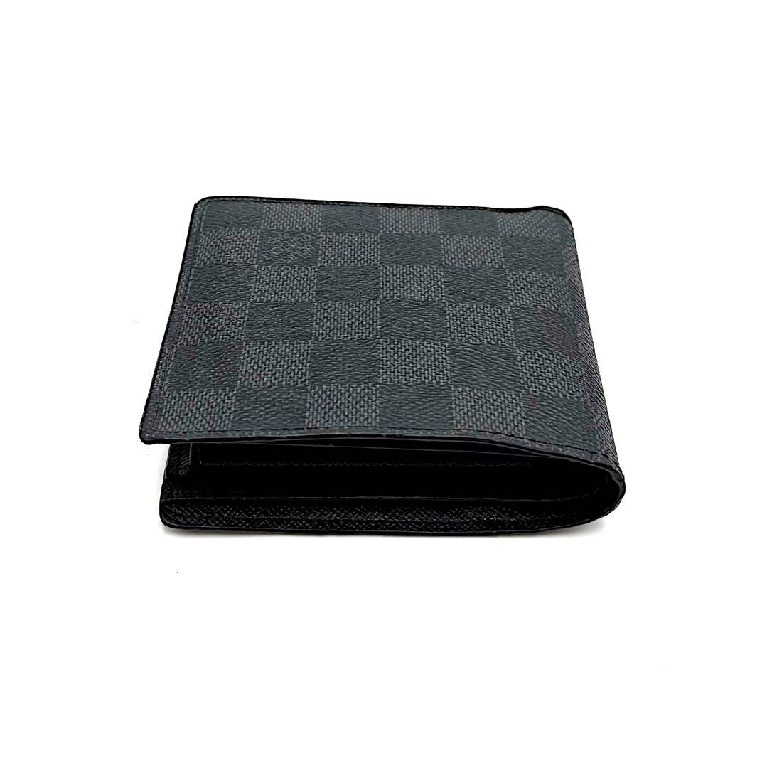 【美品】ルイヴィトン ダミエグラフィット ポルトフォイユマルコ 二つ折り財布