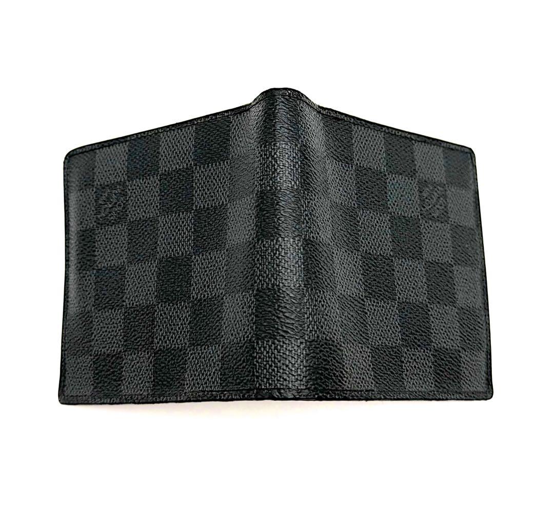 【美品】ルイヴィトン ダミエグラフィット ポルトフォイユマルコ 二つ折り財布