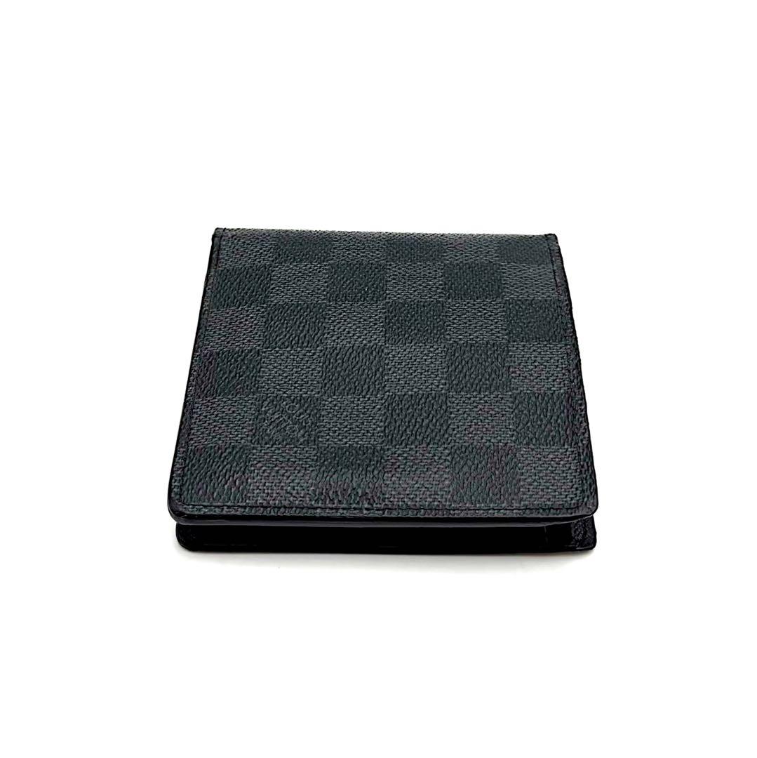 【美品】ルイヴィトン ダミエグラフィット ポルトフォイユマルコ 二つ折り財布