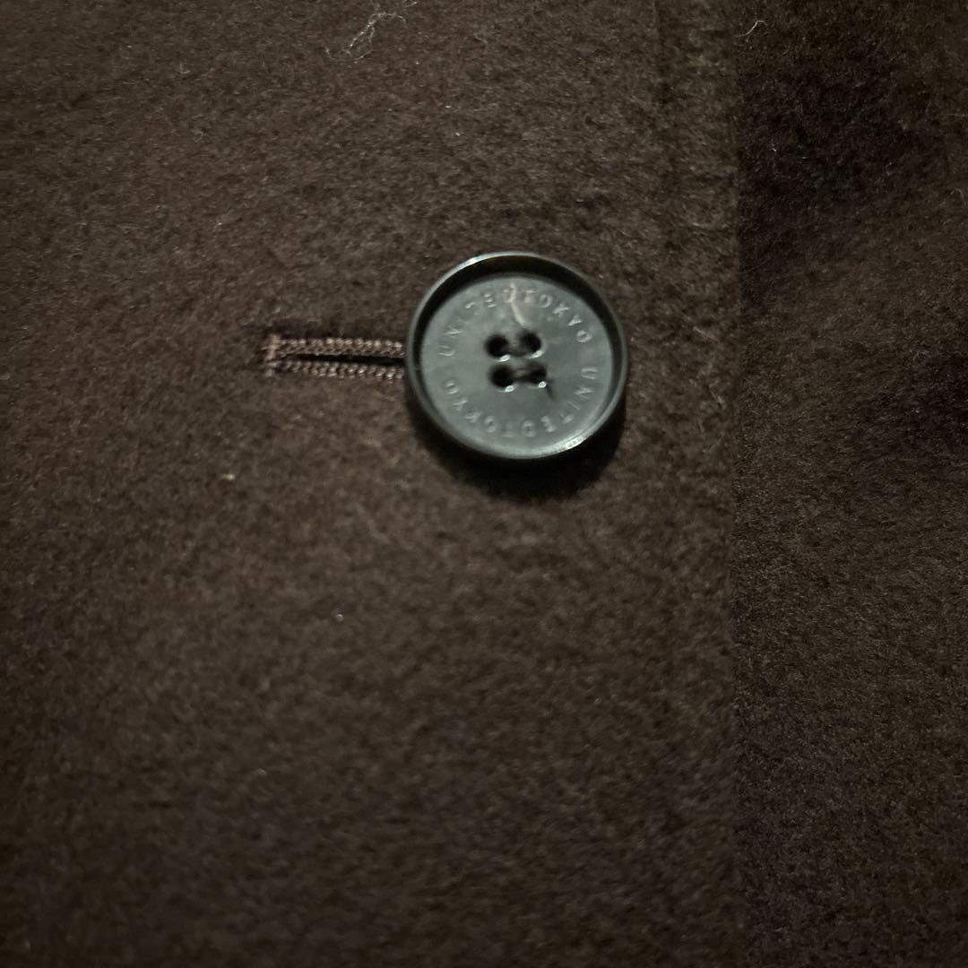 ビッグカラー2wayスタンドコート　ブラウン　united tokyo ロング