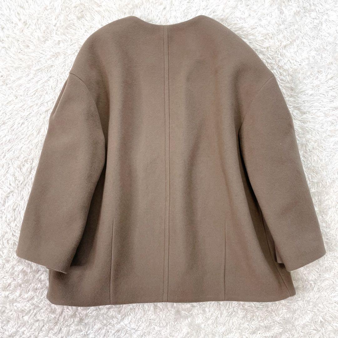 美品✨SHIPS Bellandi SUPER130 コクーン ショート コート