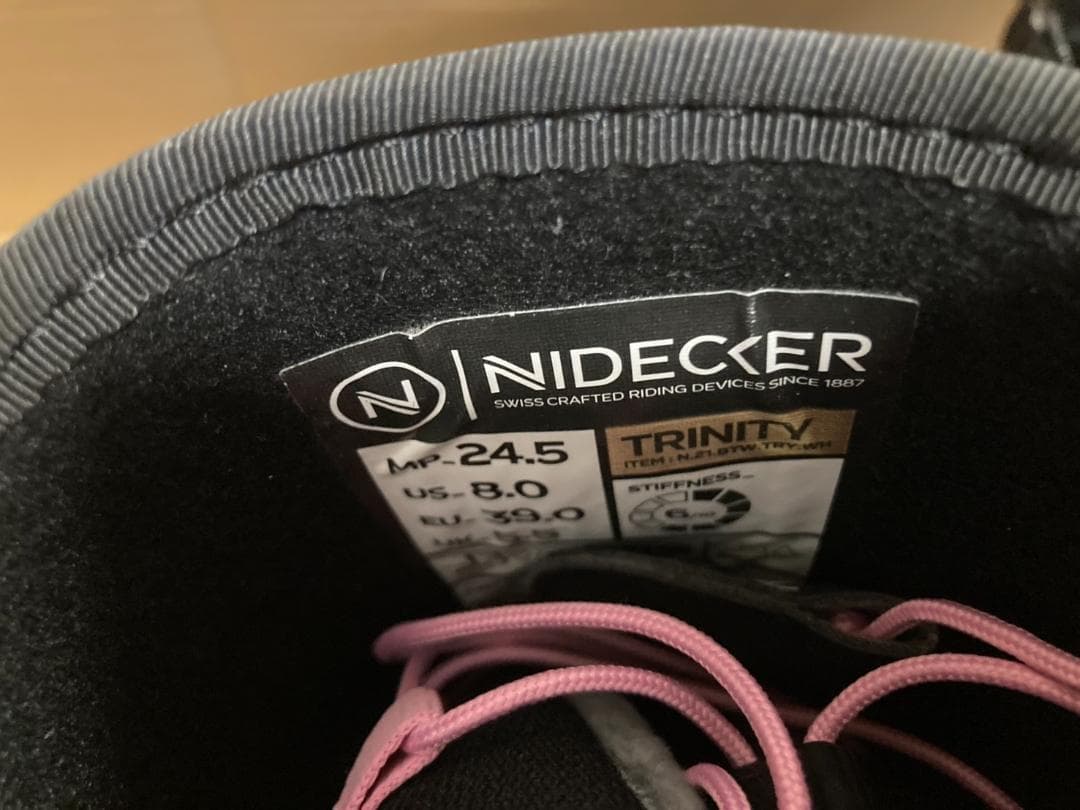 ナイデッカー トリニティ BOAコイラー ブラック (サイズ24.5cm)