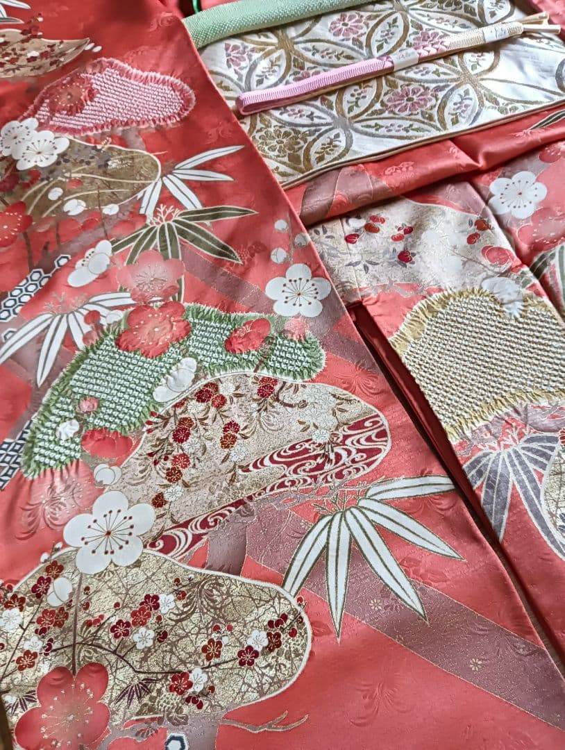 そごう誂　正統派　上質　高級振袖フルセット　川島織物帯　トール169 裄68