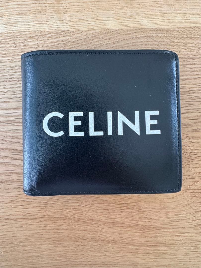 CELINE ブラック 二つ折り財布