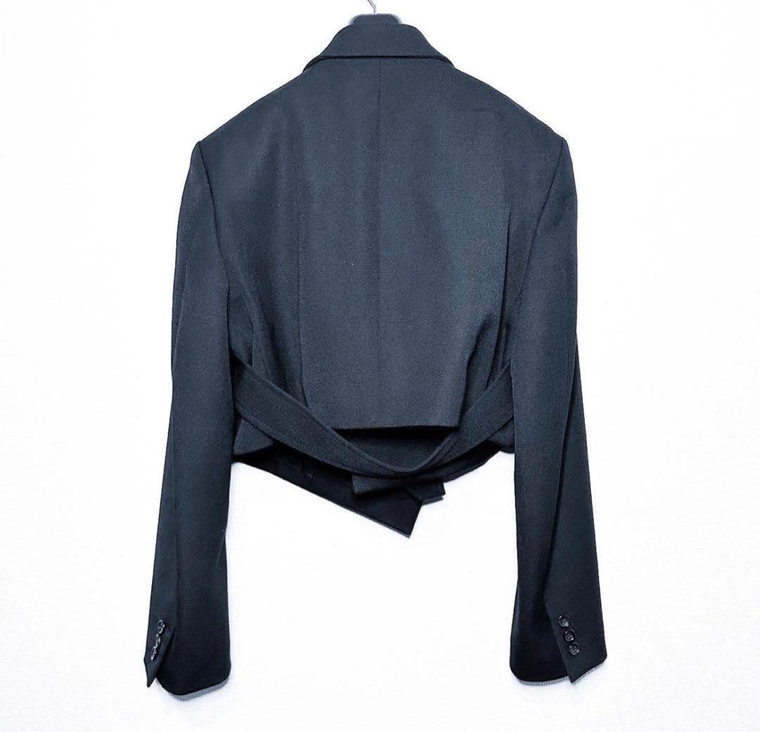 コムデギャルソン コムデギャルソン 23AW ウールギャバ ショートジャケット