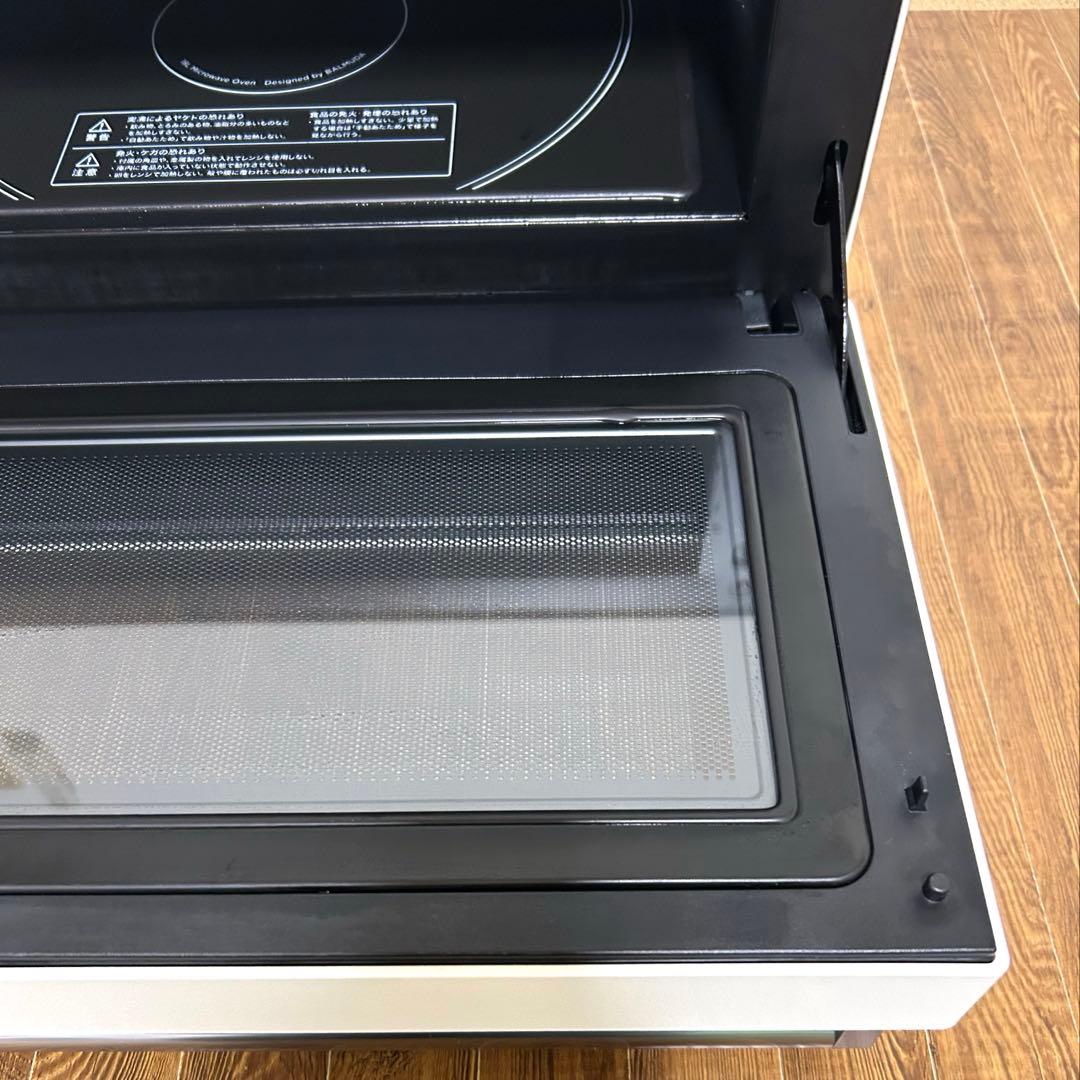 〔目立った汚れなし〕BALMUDA オーブンレンジ