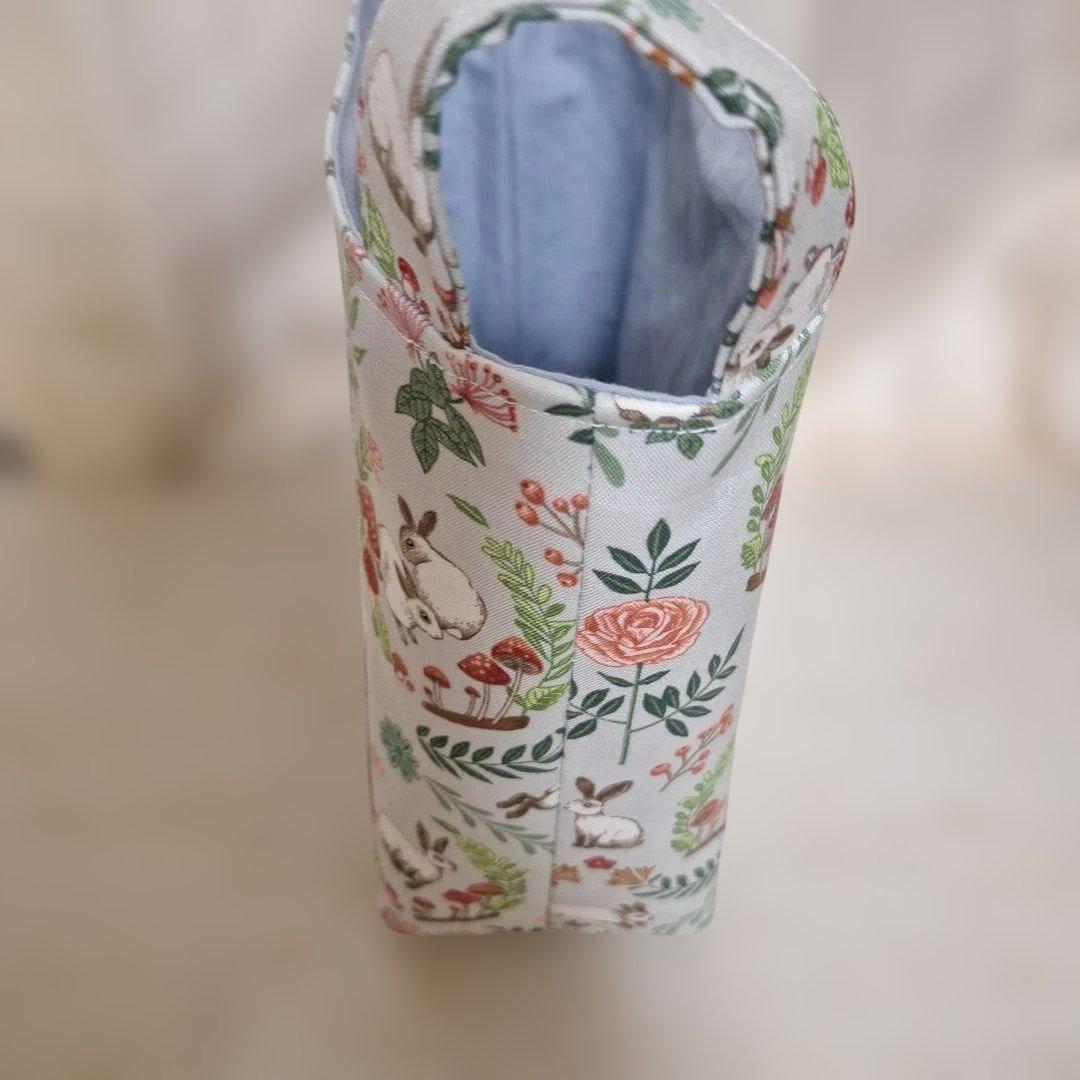 可愛いパネル生地　ハンドメイド　布バスケット