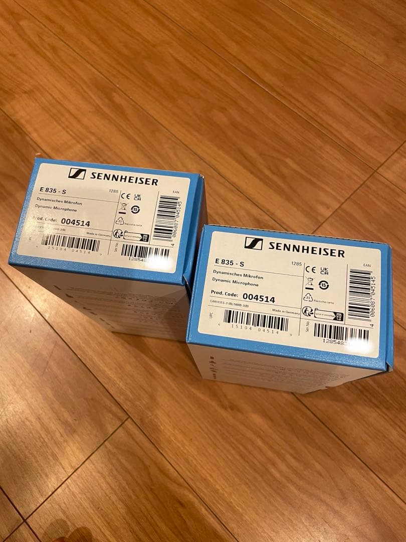 SENNHEISER e 835-S ダイナミックマイク スイッチ付 新品2本