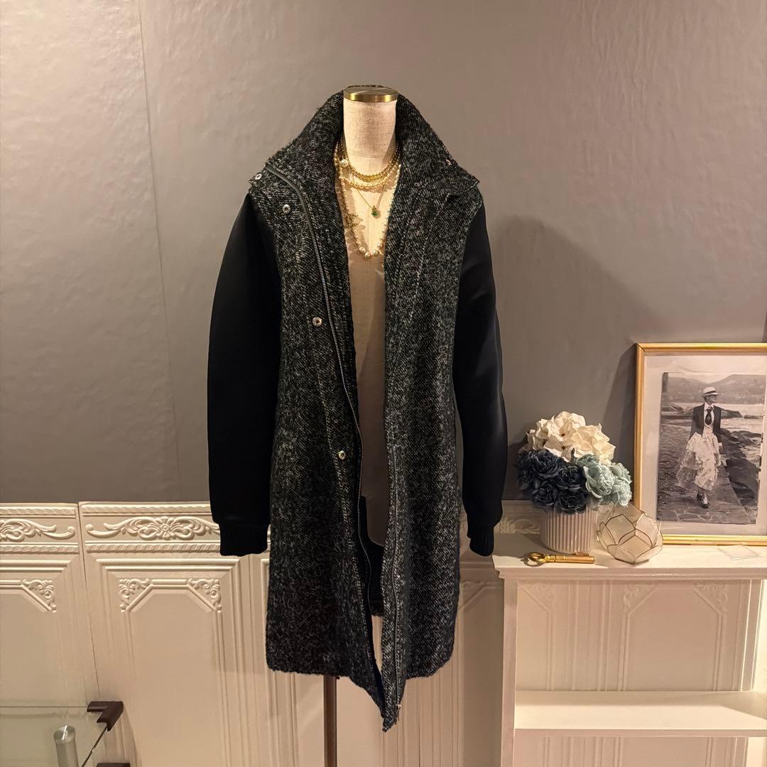 【9万円】bymareneBIRGER ツイードデザイン　ブルゾン　コート