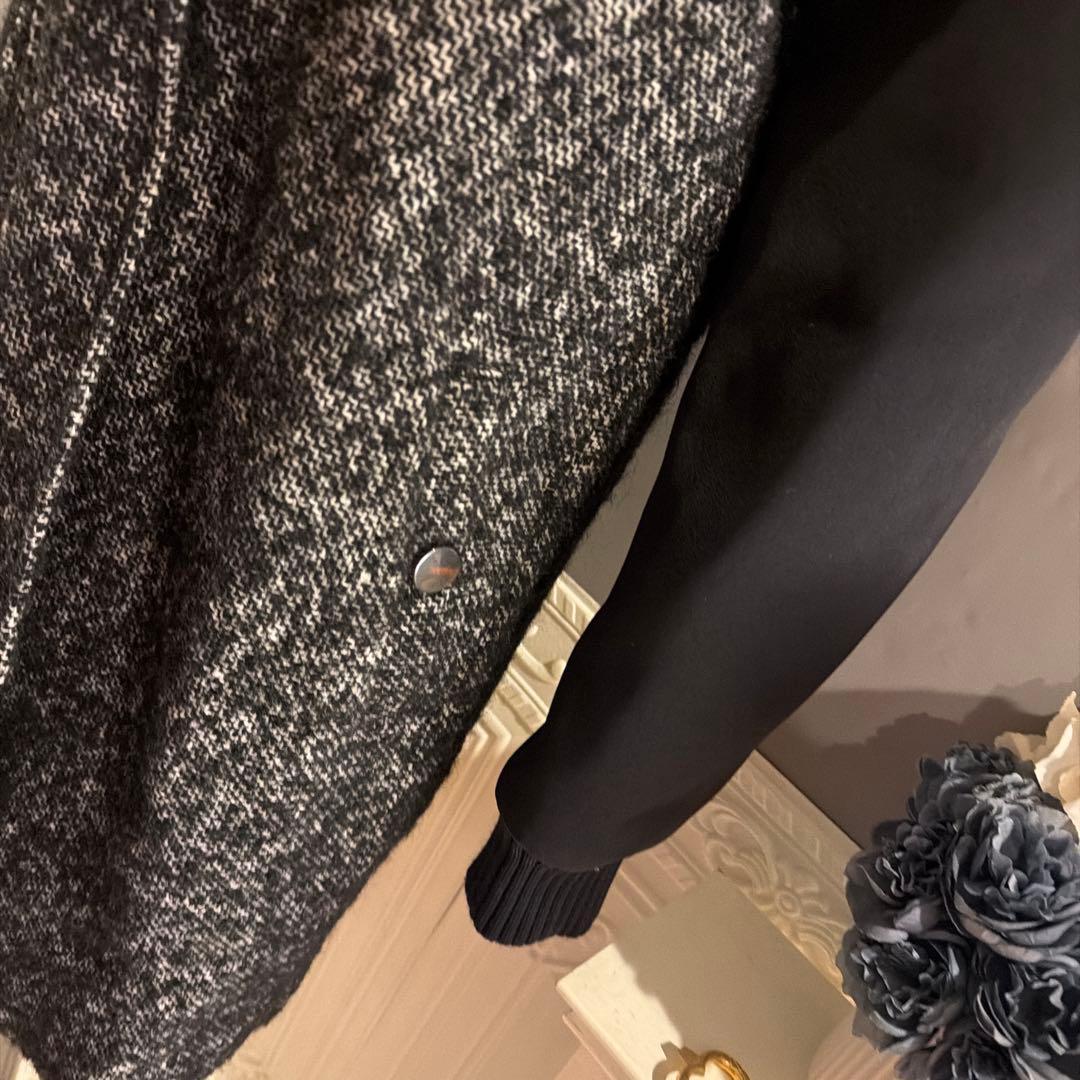 【9万円】bymareneBIRGER ツイードデザイン　ブルゾン　コート