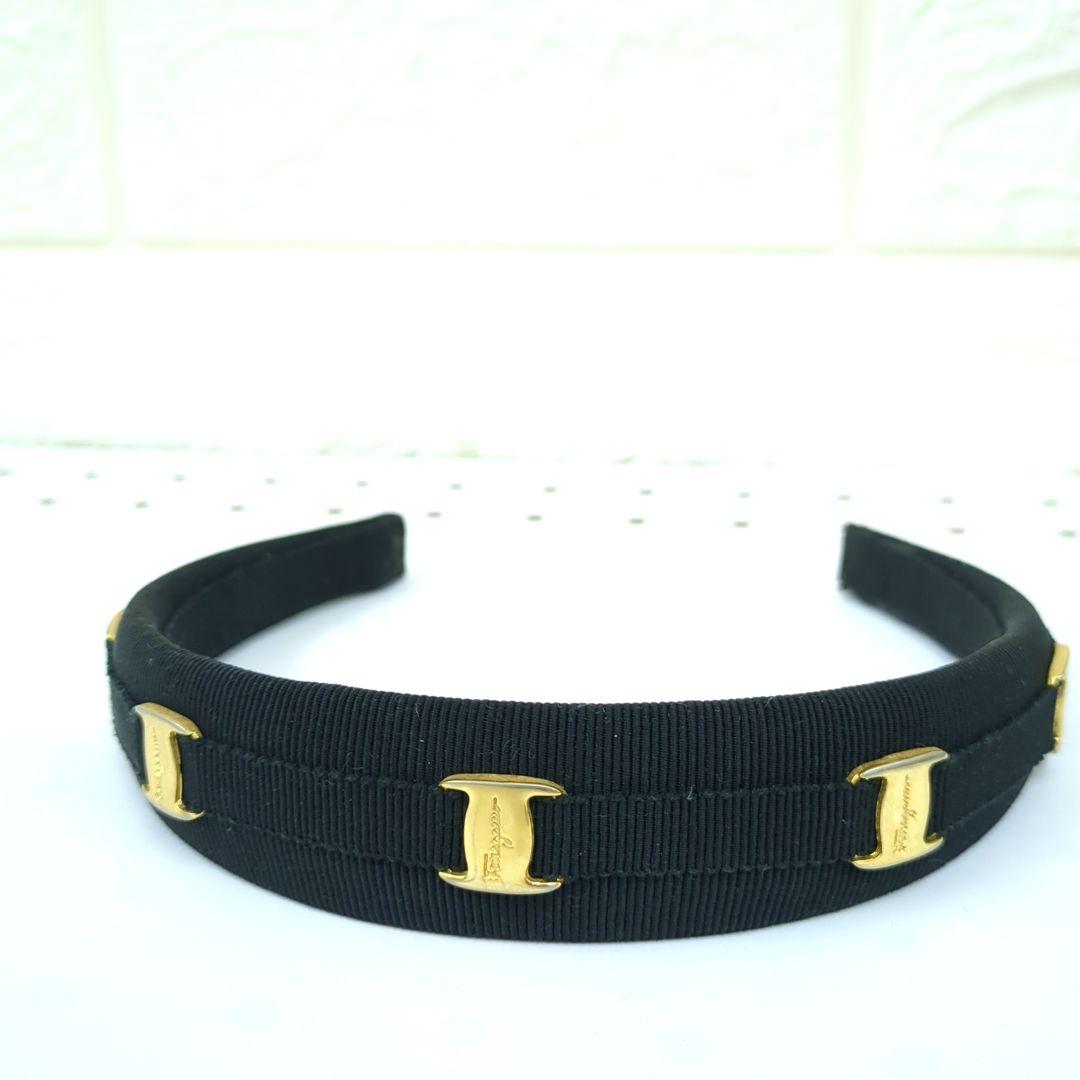 amerys_9様FERRAGAMO　フェラガモ　カチューシャ　ブラック