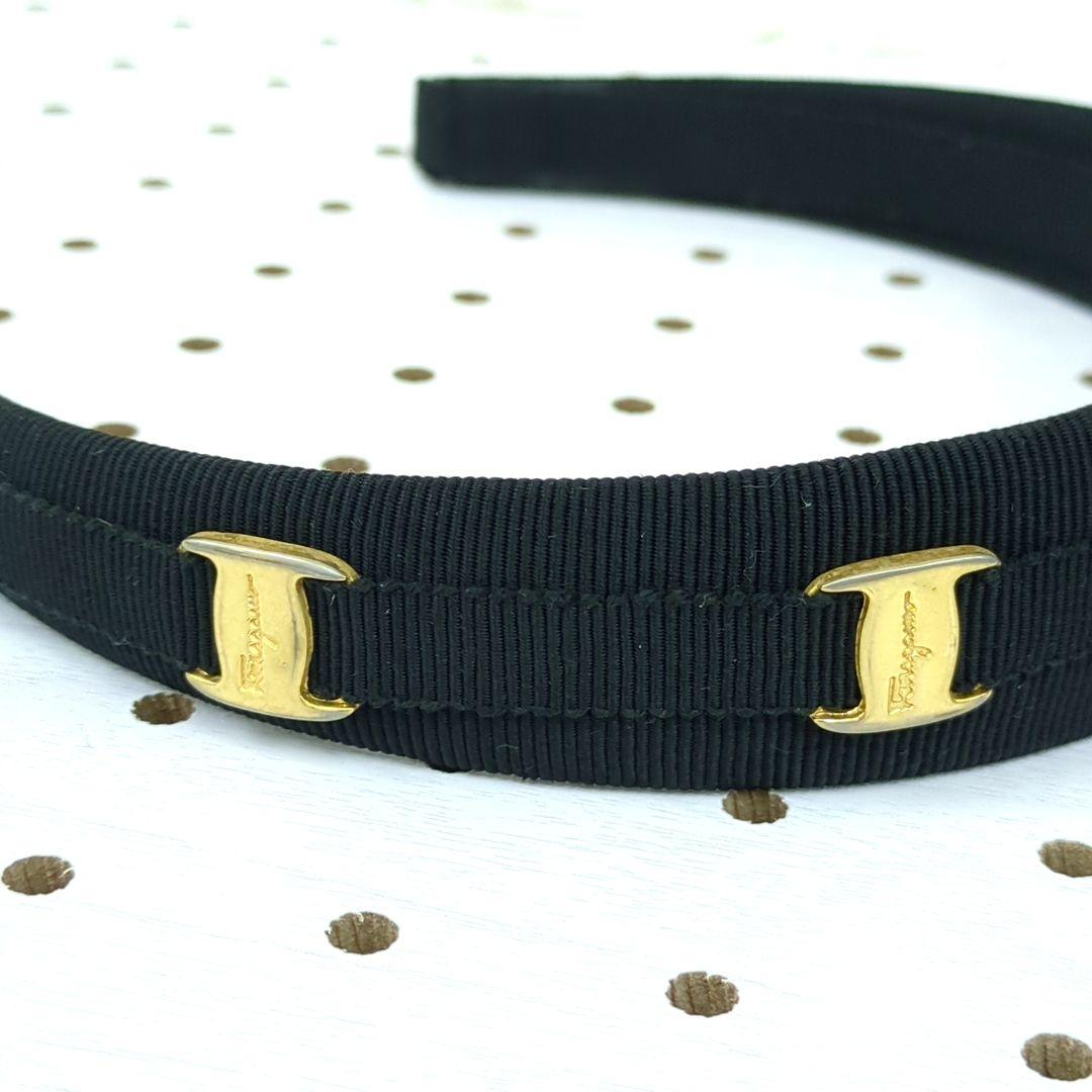 amerys_9様FERRAGAMO　フェラガモ　カチューシャ　ブラック