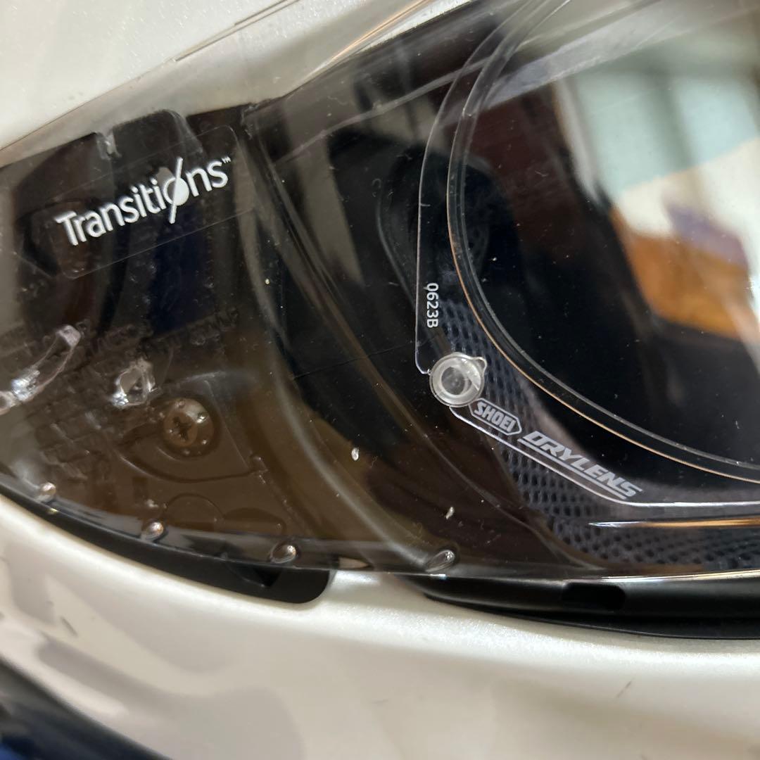 SHOEI Z-8 フルフェイスヘルメット ルミナスホワイト　フォトクロミック