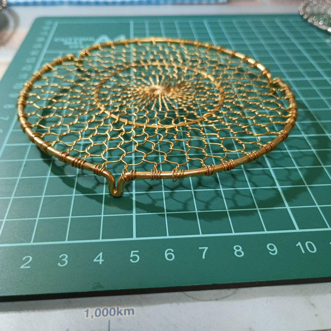 金網足有り（4寸）8枚、銀網（4寸）8枚、銀網（5寸）8枚のまとめ売り