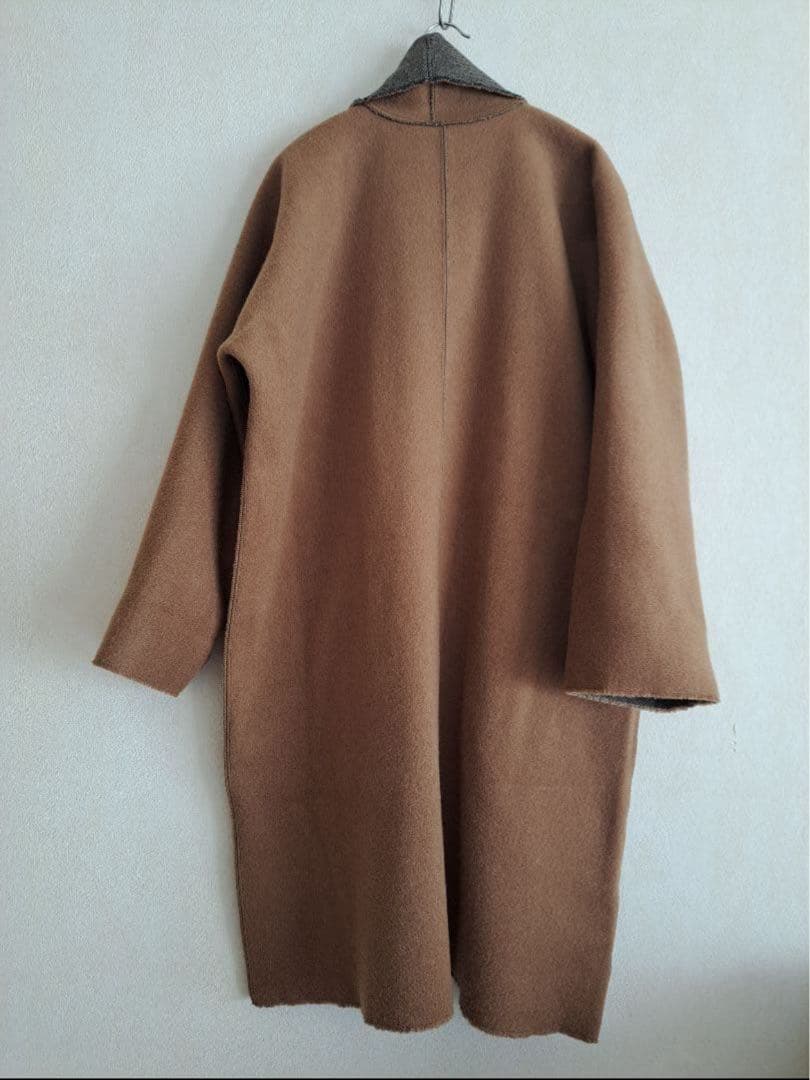 MITTAN ウールシルクリバーコート