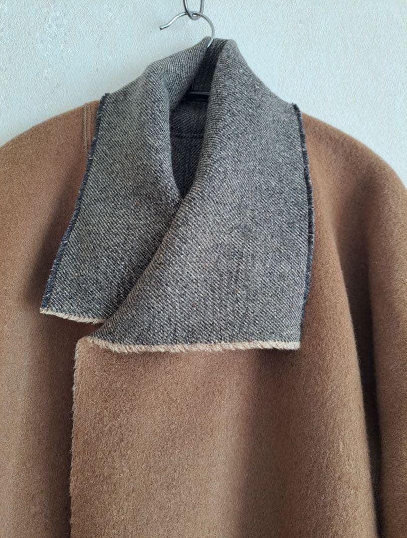 MITTAN ウールシルクリバーコート