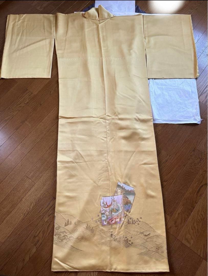 た*ま様 正絹　訪問着　京金彩友禅　和田光正　裄丈69
